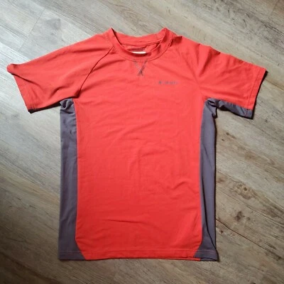 Camisa de manga corta Columbia Boys gris naranja omni sombra protección solar 14-16 usada en excelente estado Foto 1 de 4