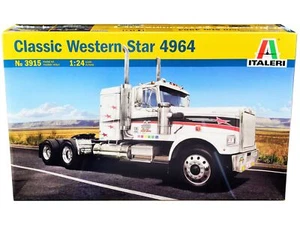 Skill 3 Model Kit Western Star Classic 4964 Truck Tractor 1/24 Scale Model by It - Picture 1 of 4
