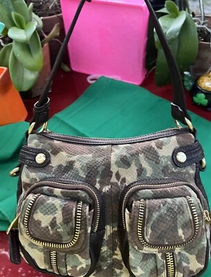 B. Makowsky Camo Multi Pocket Purse 1 - Image 1 of 4