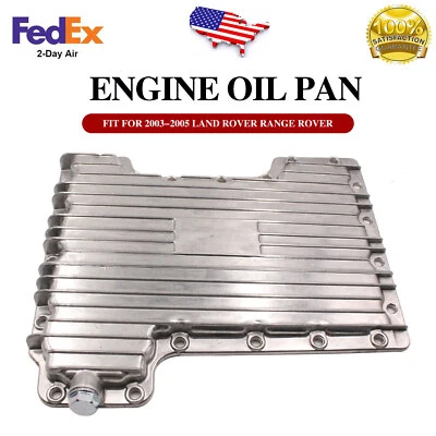 New Engine Oil Pan Fits Land Rover Range Rover 2003-2005 4.4L V8 Foto 1 de 4