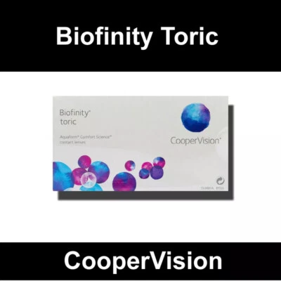 CooperVision - Biofinity toric - 6!!er Box Stärke von -3,00 bis -4,75 Sph. Wert - Bild 1 von 4
