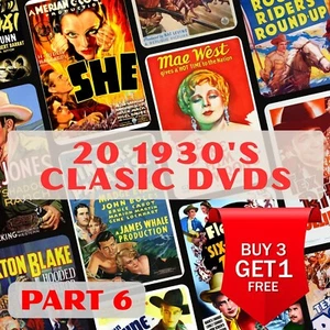 1930's Public Domain Films Supplied On DVD, No Case, Free UK Postage 006 - Imagen 1 de 22