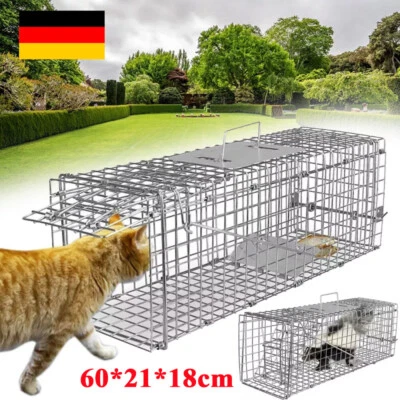 Lebend Marderfallen Katzenfalle Fuchsfalle Tierfalle Drahtfalle Falle Stahldraht - Bild 1 von 4