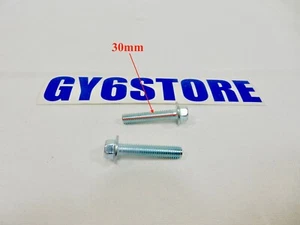 M6 / 6mm x 30mm FLANGE BOLTS *4 PACK* FOR SCOOTERS ATVS UTVS KARTS - Picture 1 of 4