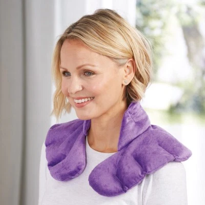 MYSMARTBUY.COM Hot or Cold Herbal Neck & Shoulder Wrap Warming Cooling Scented Velour Pad