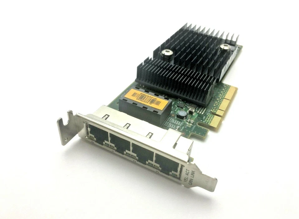 Sun ATLS1QGE 501-7606-06 Quad Port x8 Gigabit LAN UTP PCI Card Low Profile - Image 1 of 3