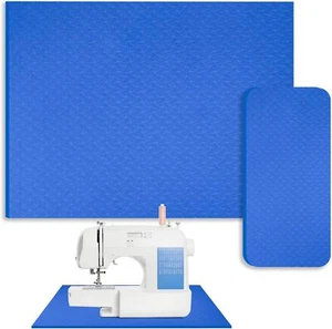 2 Pcs Sewing Machine Muffling Mat & Pedal Reduce Vibrations and Movement No Slip - Picture 1 of 3
