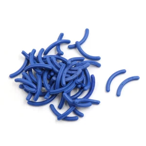 50x blu gomma morbida cosmetici ciglia trucco bigodino piazzole ricarica signore - Foto 1 di 2