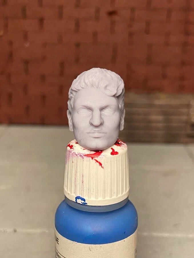 Dopinder Deadpool Head Sculpt for Marvel Legends Action Figures 1/12 Unpainted - Image 1 of 1