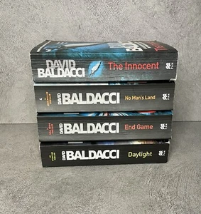 David Baldacci Book Bundle 4 X Paperback Crime Thrillers Pan Publishing - Picture 1 of 13