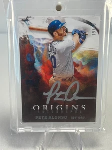 2020 Panini Origins Pete Alonso On-Card Auto /49 - Picture 1 of 2