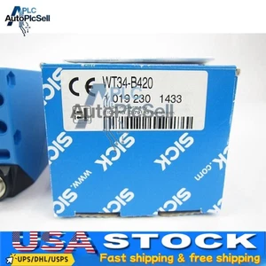 US FREE TAX Sick WT34-B420 Photoelectric 1019230 WT34B420 - Picture 1 of 7