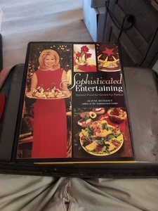 JEANNE BENEDICT HARDCOVER BOOK SOPHISTICATED ENTERTAINING - Picture 1 of 2
