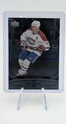 2006-07 UPPER DECK BLACK DIAMOND ALEX KOVALEV #45 MONTREAL CANADIENS NHL CARD - Image 1 of 3