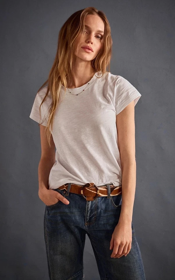 NUEVA Camiseta Cabi Cuello Redondo #4949 Blanca Pequeña Foto 1 de 1