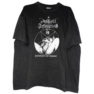 Vintage Arkhon Infaustus T-Shirt XL Darkthrone Mayhem Marduk Carpathian Forest - Bild 1 von 3