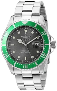 Reloj Invicta 22021 para hombre 'Pro Diver' cuarzo 43 mm esfera negra bisel verde SS - Imagen 1 de 5