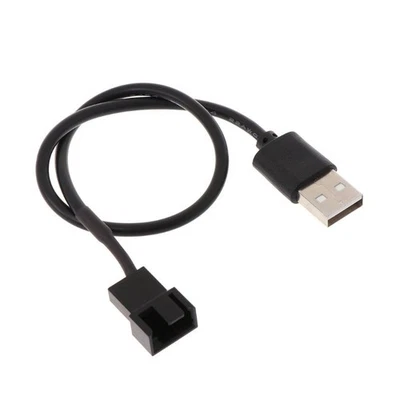 5V USB2.0 A to 3 / 4-Pin PC Fan Power Adapters Connectors Cable 1 to 1 Ways - Image 1 of 4