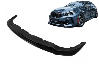 Parachoques Labio Spoiler para BMW Serie 1 F40 M Sport 2019+ Negro brillante - Imagen 1 de 4