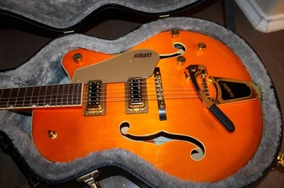 Gretsch G5428TG-59 Electromatic Cuerpo Hueco Naranja con Estuche Rígido Foto 1 de 4