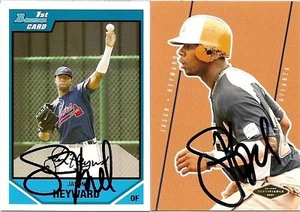 JASON HEYWARD CHICAGO CUBS SIGNIERTE 2007 BOWMAN KARTE MIT COA - Bild 1 von 1