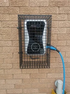 Digiteck Electric Vehicle Charge Point Housing | Anti Vandalism Cage | Black - Picture 1 of 4