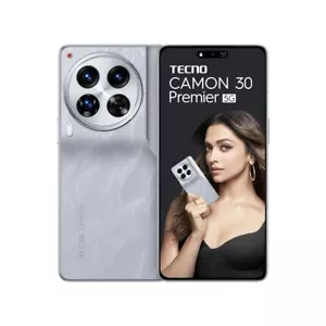 TECNO CAMON 30 Premier 5G-Factory Unlocked-6.77"LTPO AMOLED Display-Snowy Silver - Picture 1 of 8
