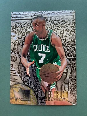1995-96 Fleer Metal Basketball Dee Brown #5 Boston Celtics - Image 1 of 2