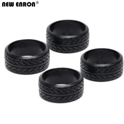 On-road Drift Tyre Tire for 1/10 12mm Hex 52MM Wheel Rim Tamiya HSP HPI Kyosho - Image 1 of 4