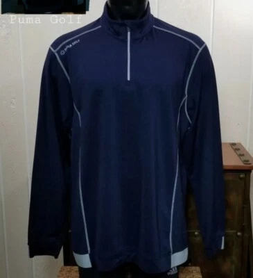 CHAQUETA DE RENDIMIENTO PUMA GOLF PWRM PARA HOMBRE 1/4 CREMALLERA JERSEY MANGA L TALLA XL Foto 1 de 4