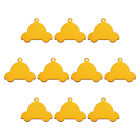 Metal Car Tags Stamping for Pet Dog ID Tags,10 Pcs(Yellow)