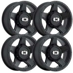 (Set-4) Vision 390 Empire 20x11.5 8x180 -44mm Satin Black Wheels Rims 20 inch - Picture 1 of 1