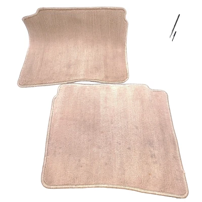 Par de alfombrillas traseras beige derecha e izquierda Nissan Máxima 2009-2014 OEM Foto 1 de 4