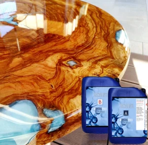 RESINE EPOXY TRANSPARENTE - Effet Eau -Bestseller de créations artistiques 1.6kg - Zdjęcie 1 z 5