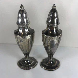 La France Reg SALT AND PEPPER Shaker Silver-Plated MADE IN USA #149 HOME DECOR - Picture 1 of 6