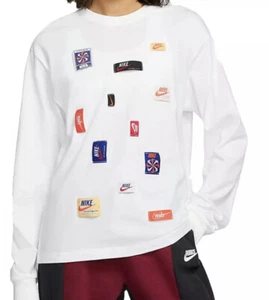 NIKE ICON CLASH WOMENS LONG SLEEVE COTTON RUNNING TOP SHIRT SMALL GENUINE NEW - Picture 1 of 12