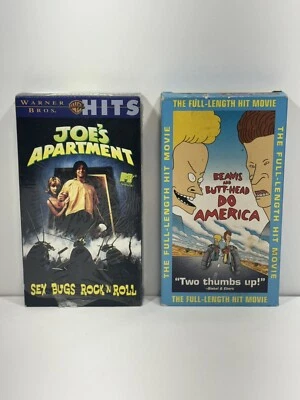 Beavis and Butt-Head Do America (VHS, 1997) & Joe’s Apartment VHS - Image 1 of 2