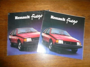 1984 American Motors Renault Fuego Sales Brochure - Vintage- Two For One - Picture 1 of 5