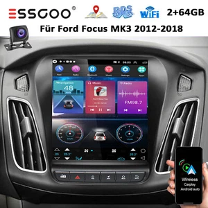 Für Ford Focus MK3 2012-2018 64G Android 14 Autoradio CarPlay GPS Navi WIFI KAM - Bild 1 von 14