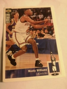 Carte Nba Collectors Choice UpperDeck 94 95 New York Knicks #246 Monty Williams - Imagen 1 de 2