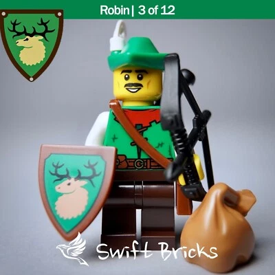LEGO Forestmen Minifigure Medieval Castle 6079 10305 21325 31120 10332 40567 BAM - Image 1 of 4