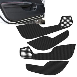 Carbon Fiber Print Inner Door Panel Anti-Kick Sticker Vinyl Fits 16-20 Civic - Picture 1 of 4