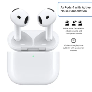 New 2024 Apple - AirPods 4 with Active Noise Cancellation MXP93LL/A - Picture 1 of 10