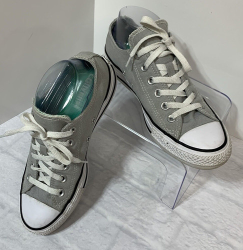 Converse Emb donna Sneaker top basse Peace #556604F scarpe grigie tela taglia 8
