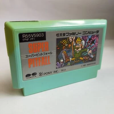 Super Pitfall pony canyon pre-owned Nintendo Famicom NES Tested - Image 1 of 4