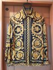 Gianni Versace Silk Shirt Size 38 Long Sleeves Multicolor Women Japan Used