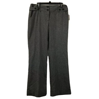 Studio 1940 NWT Womens Size 12 Gray High-Rise Cuffed Trouser Leg Dress Pants - Image 1 of 2