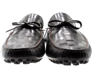Men's Louis Vuitton Dark Brown Monogram Driving Moccasins Size 7.5 UK, 8.5 USA - Picture 1 of 11
