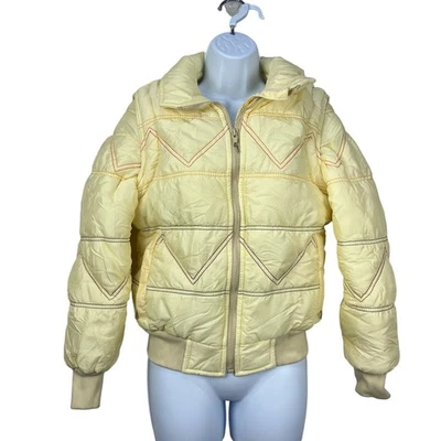 Abrigo Chaqueta Esquí Aspen Vintage Años 70 80 Chaleco Pequeño Mangas Extraíbles Foto 1 de 4