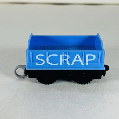 Thomas the Train Trackmaster Blue 2017 vagón de carga chatarra Foto 1 de 4